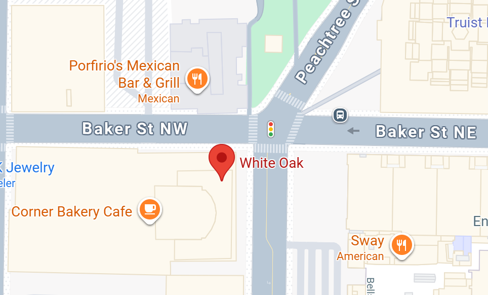 Map to White Oak